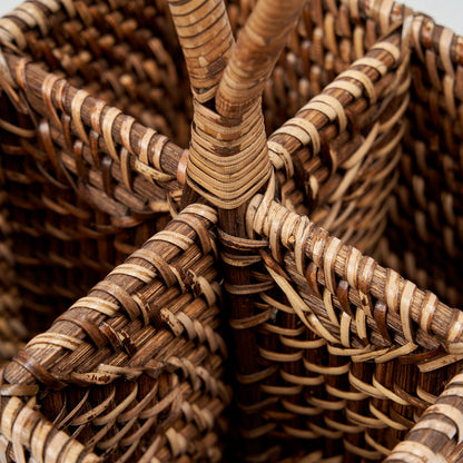 The Rattan Cutlery Holder N°4 Natural Brown Bazar Bizar