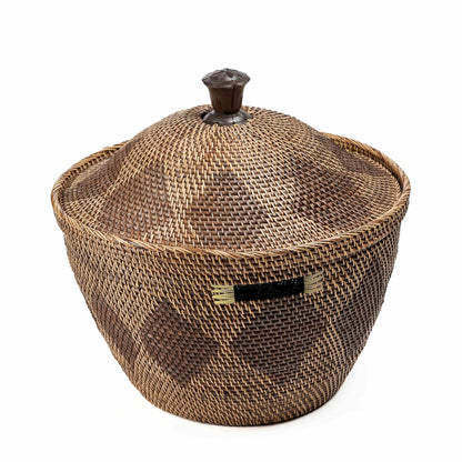 De Opberg Crown Basket Natural Brown Bazar Bizar