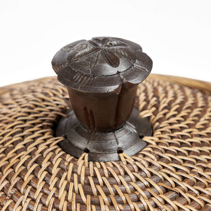 De Opberg Crown Basket Natural Brown Bazar Bizar