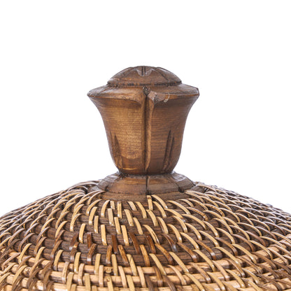 De Opberg Crown Basket Natural Brown Bazar Bizar