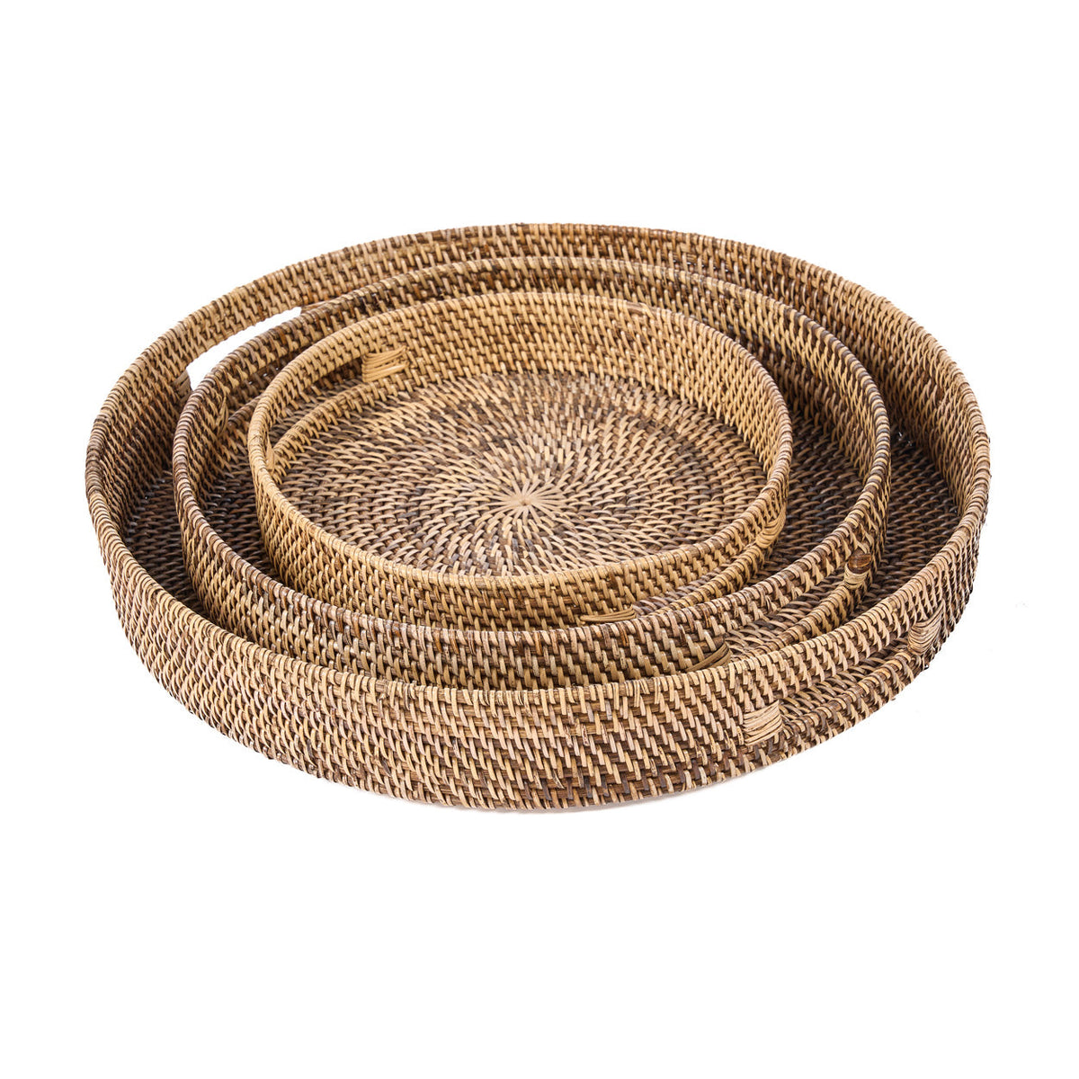 The Carry-All Trays Natural Brown L Bazar Bizarre