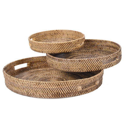 The Carry-All Trays Natural Brown L Bazar Bizarre