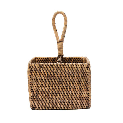 The Rattan Cutlery Holder N°2 Natural Brown