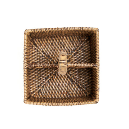 The Rattan Cutlery Holder N°2 Natural Brown
