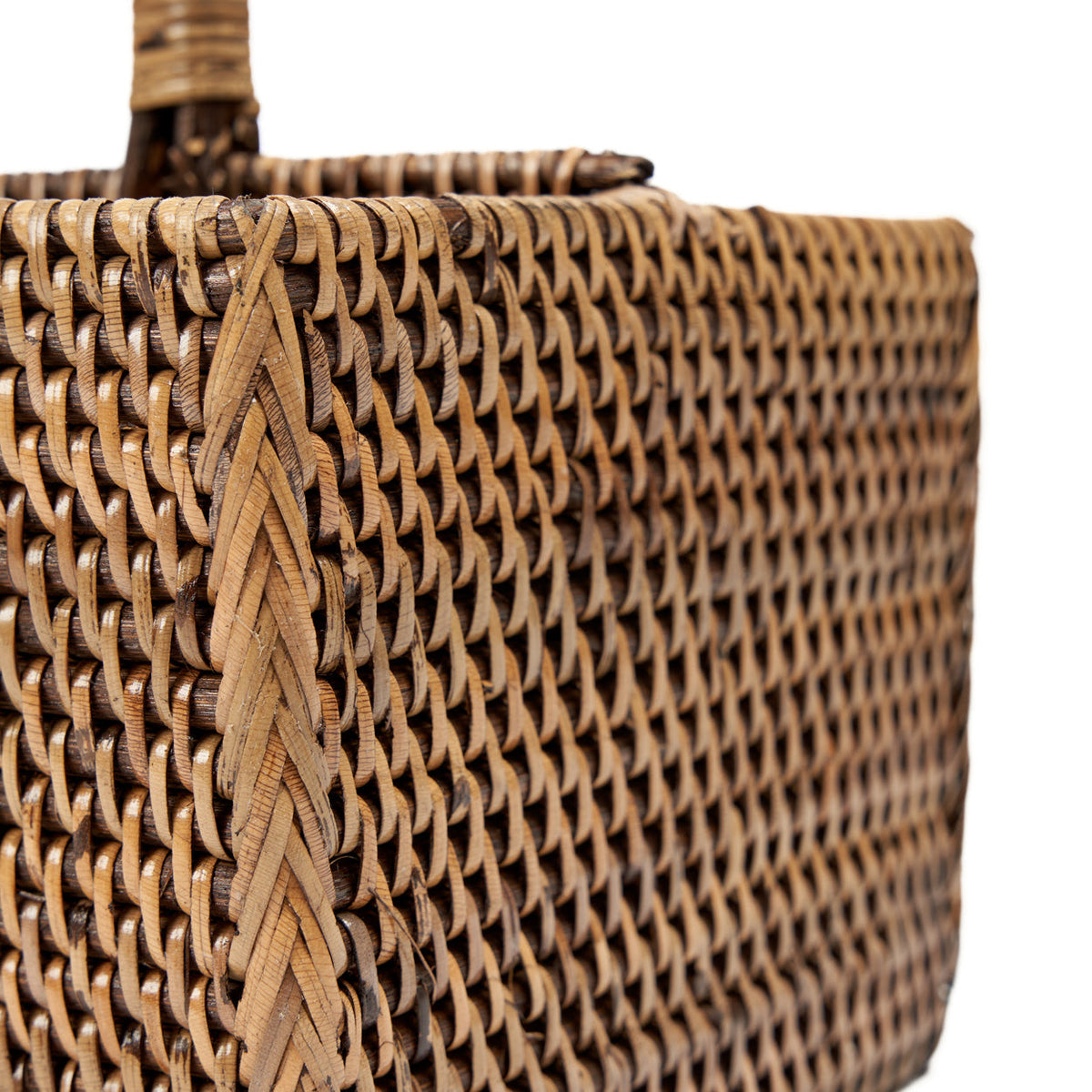 The Rattan Cutlery Holder N°2 Natural Brown