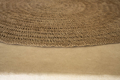 The Seagrass Rug Natural 100cm Bazar Bizar