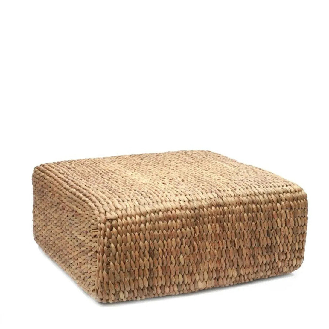 The Hyacinth Square Pouf - Natural - M Bazar Bizar