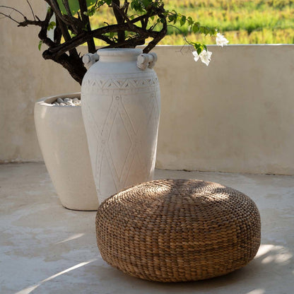 The Hyacinth Pouf - Natural - M Bazar Bizar