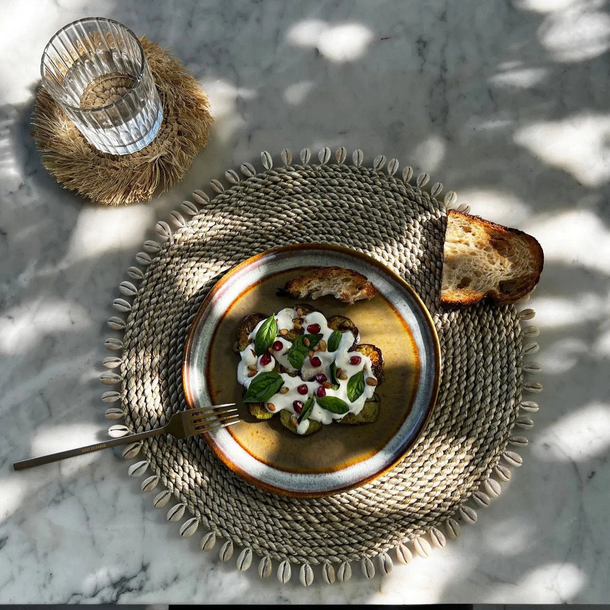 The Seagrass Shell Placemat - Natuurlijk Bazar Bizar