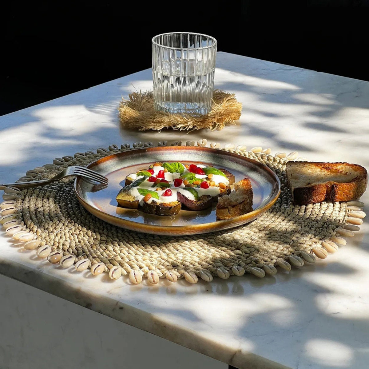 The Seagrass Shell Placemat - Natuurlijk Bazar Bizar