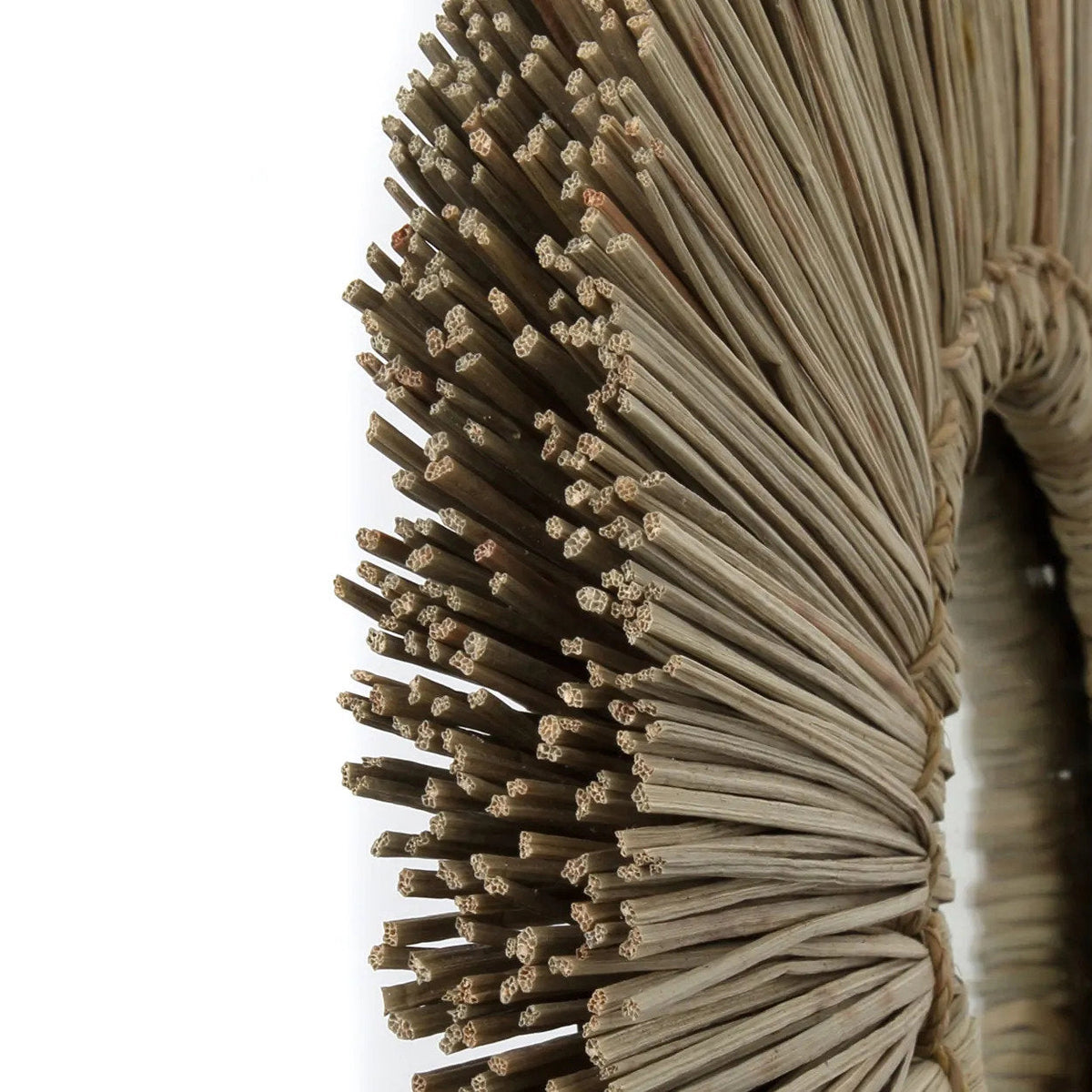 The Alang Alang Mirror - Natural - M 45x45cm