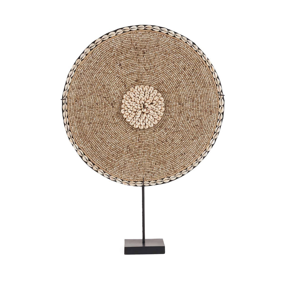 The Shell Guadeloupe on Stand Natural White Bazar Bizarre