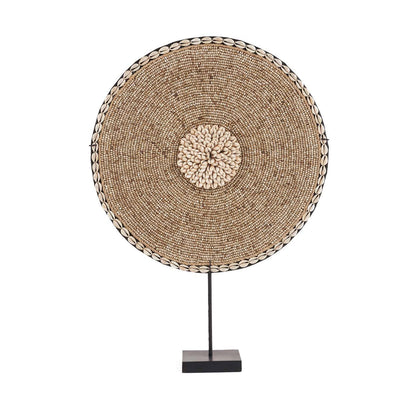 The Shell Guadeloupe on Stand Natural White Bazar Bizarre
