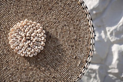 The Shell Guadeloupe on Stand Natural White Bazar Bizarre
