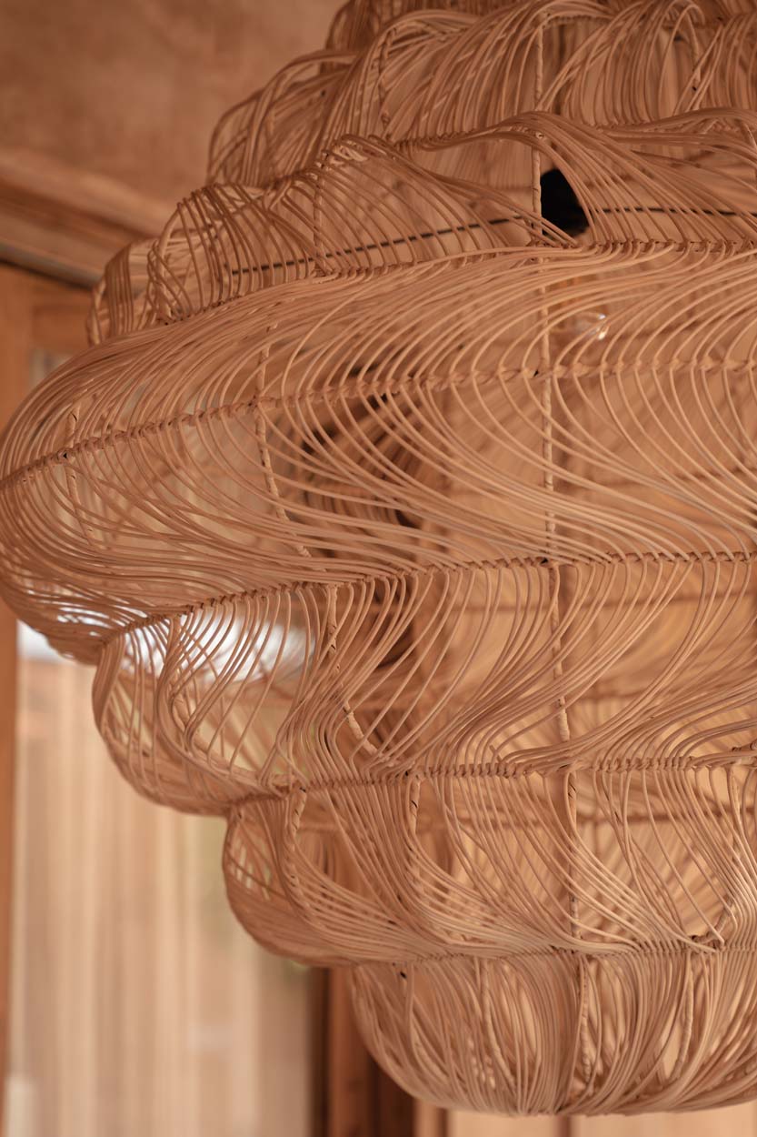 The Aurora Puff Pendant Light - Natural - XL Bazar Bizar