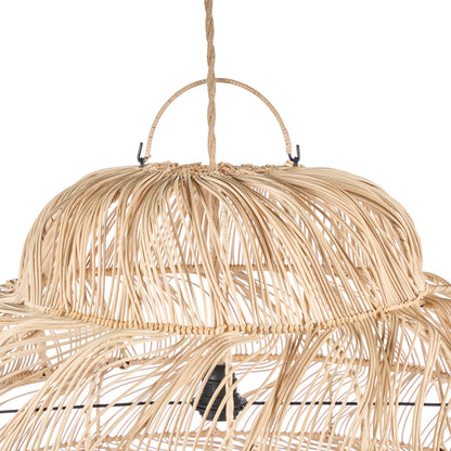 The Aurora Puff Pendant Light - Natural - XL Bazar Bizar