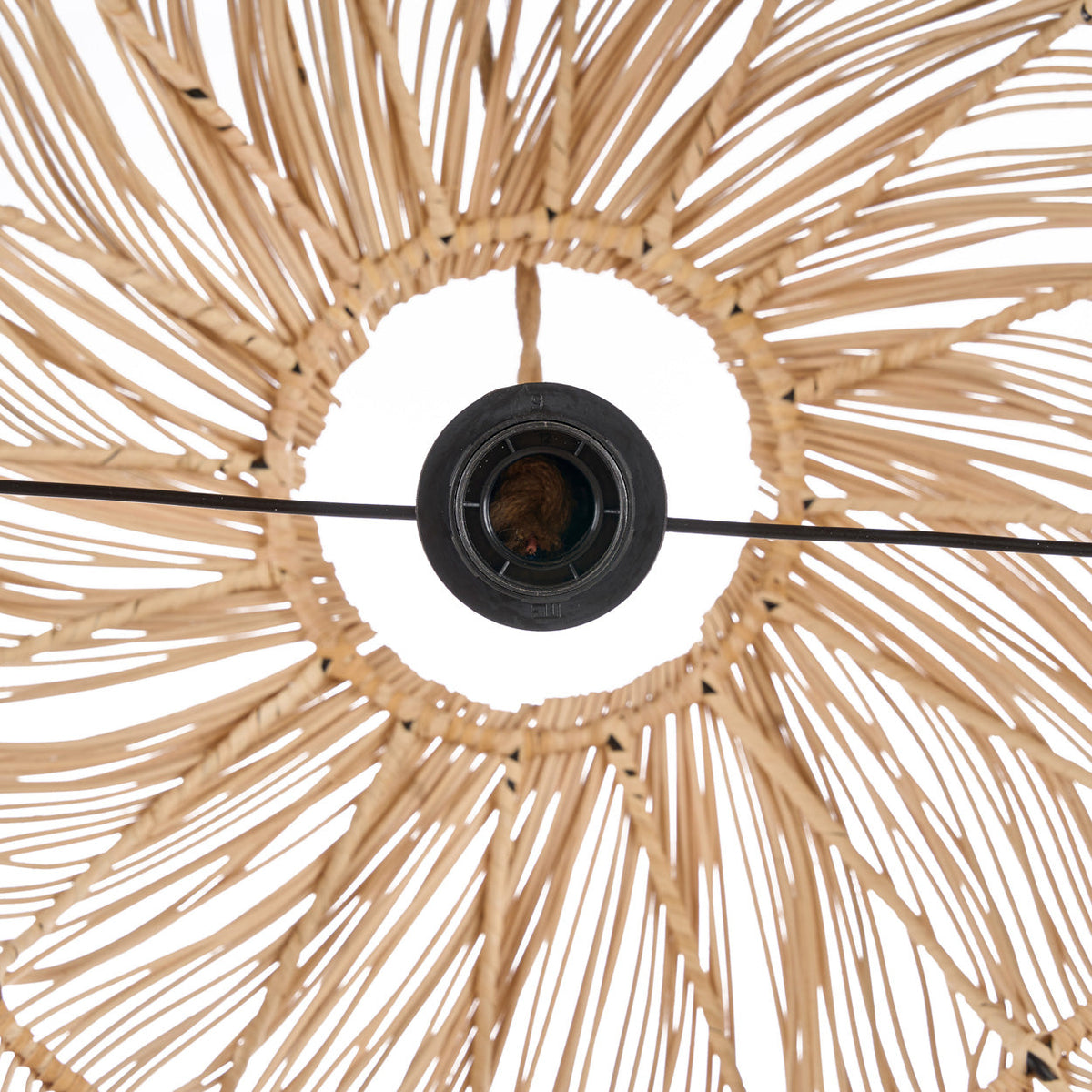 The Aurora Puff Pendant Light - Natural - XL Bazar Bizar