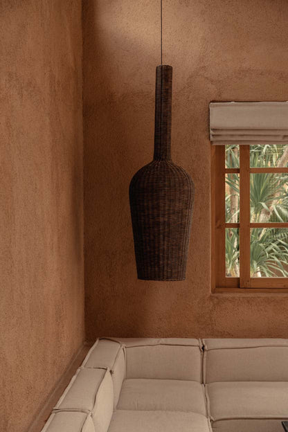 The Amphora Pendant Light - Dark Walnut - XXL Bazar Bizar