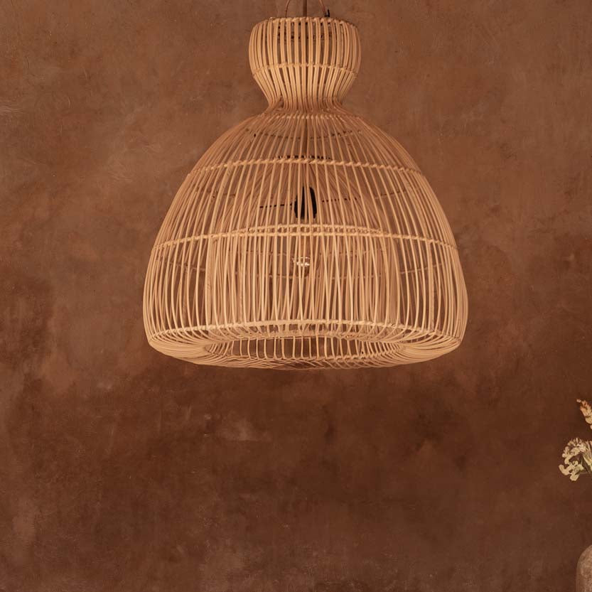 The Matcha Whisk Pendant Light Natural Large Bazar Bizarre