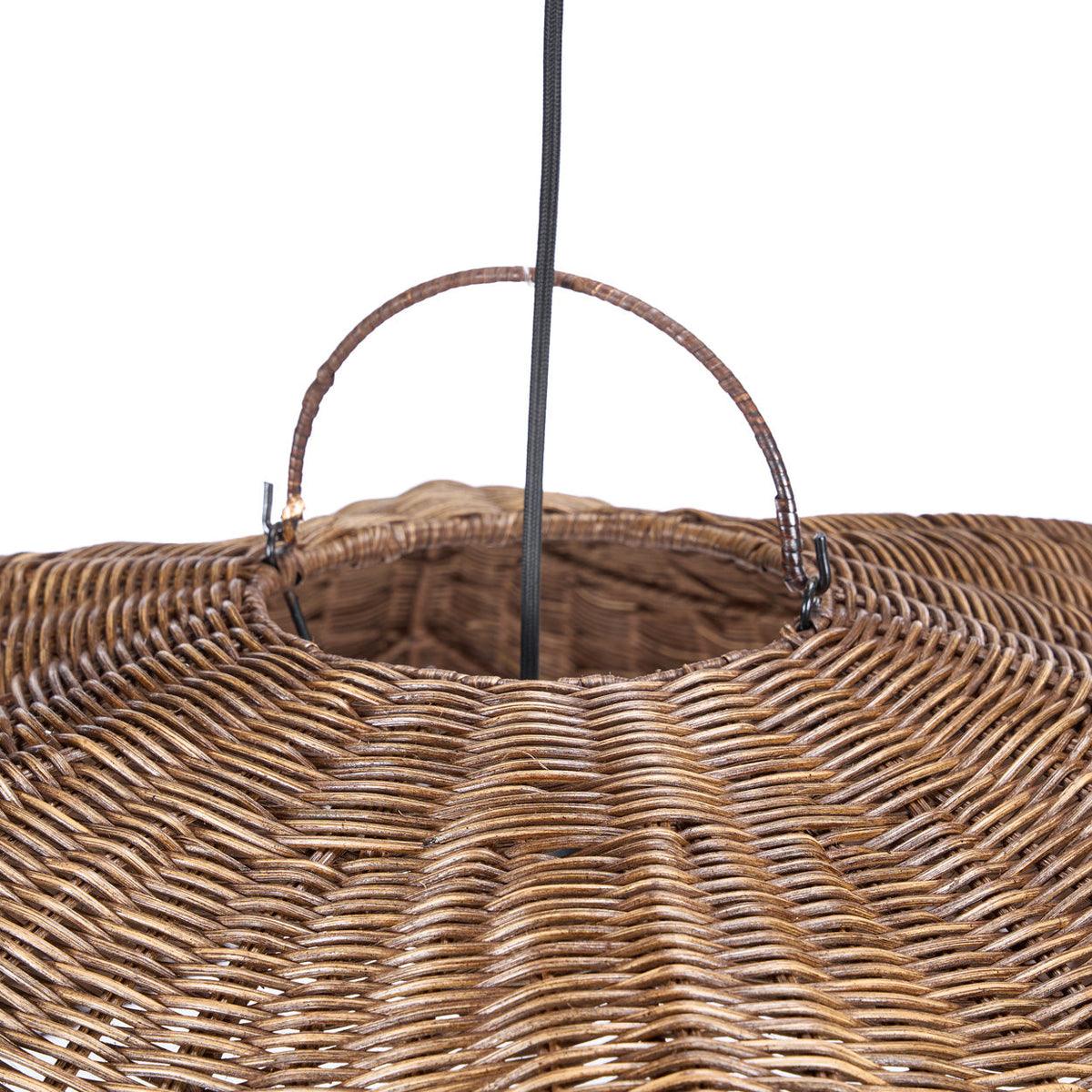 The Wave Pendant Light - Dark Walnut - Large  Bazar Bizar