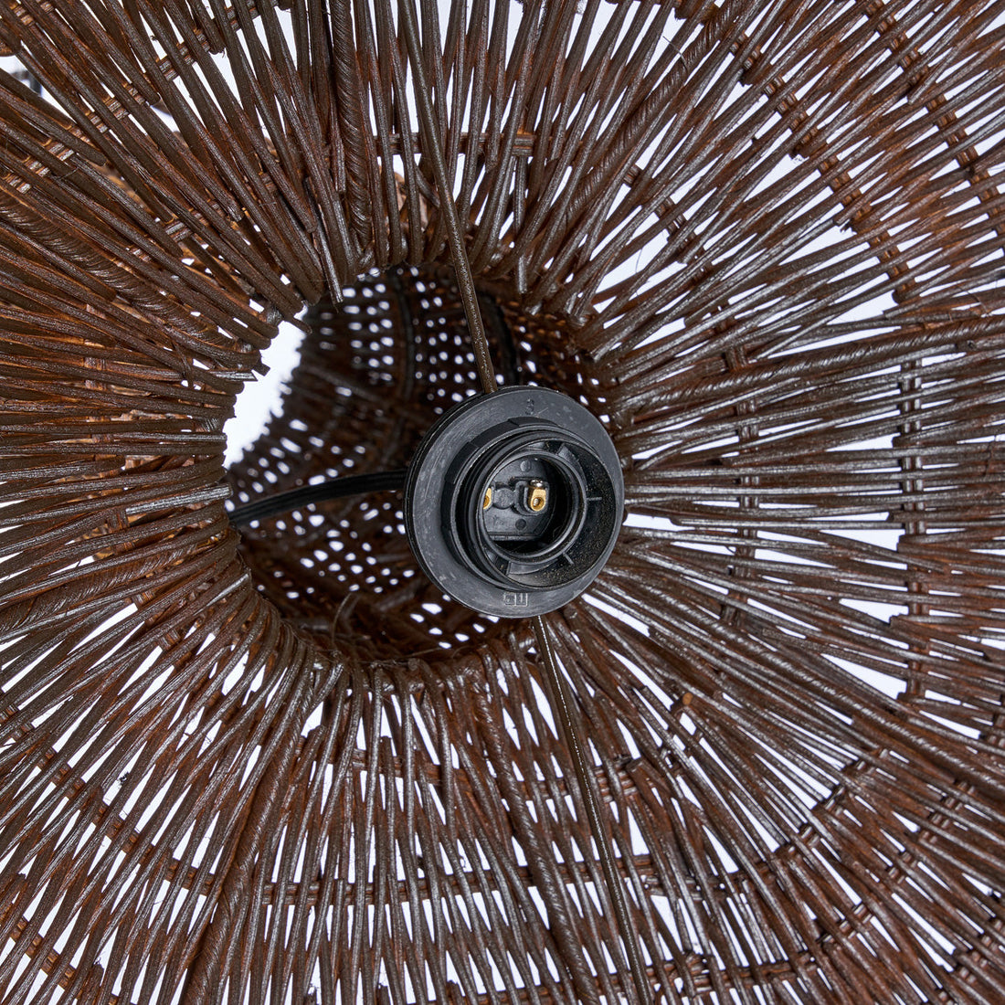 The Dome Pendant Light Dark Walnut XL Bazar Bizar