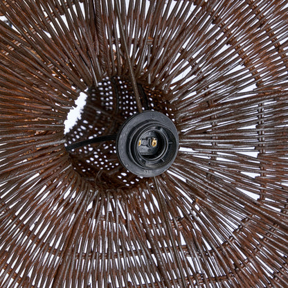 The Dome Pendant Light Dark Walnut XL Bazar Bizar