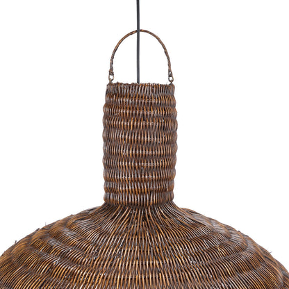 The Dome Pendant Light Dark Walnut XL Bazar Bizar