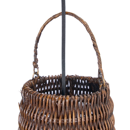 The Dome Pendant Light Dark Walnut XL Bazar Bizar