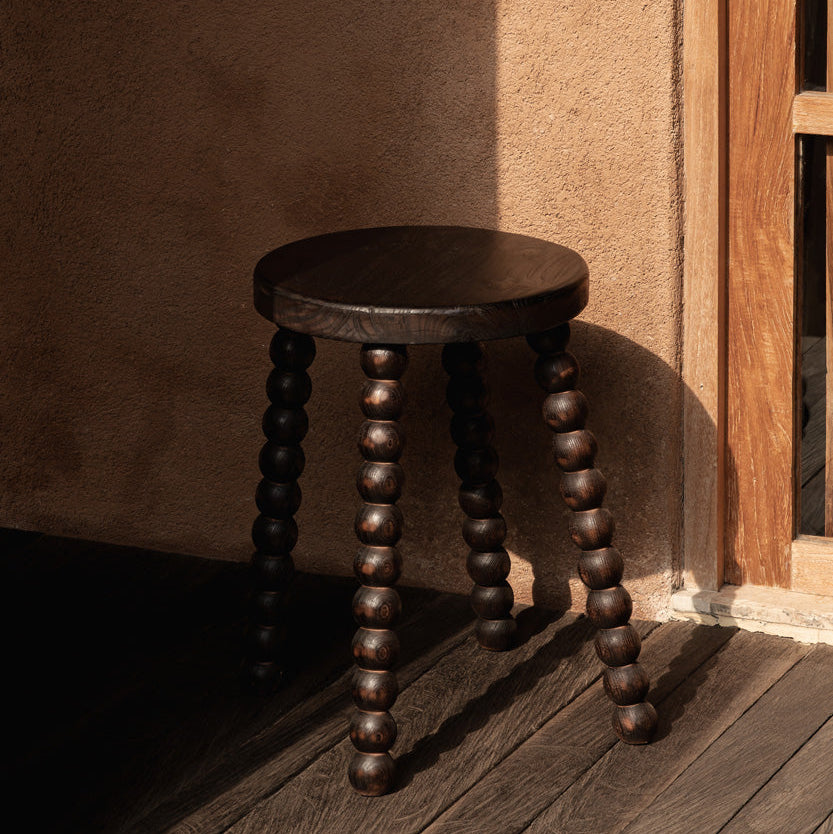 The Dango Stool - Dark Walnut Bazar Bizar