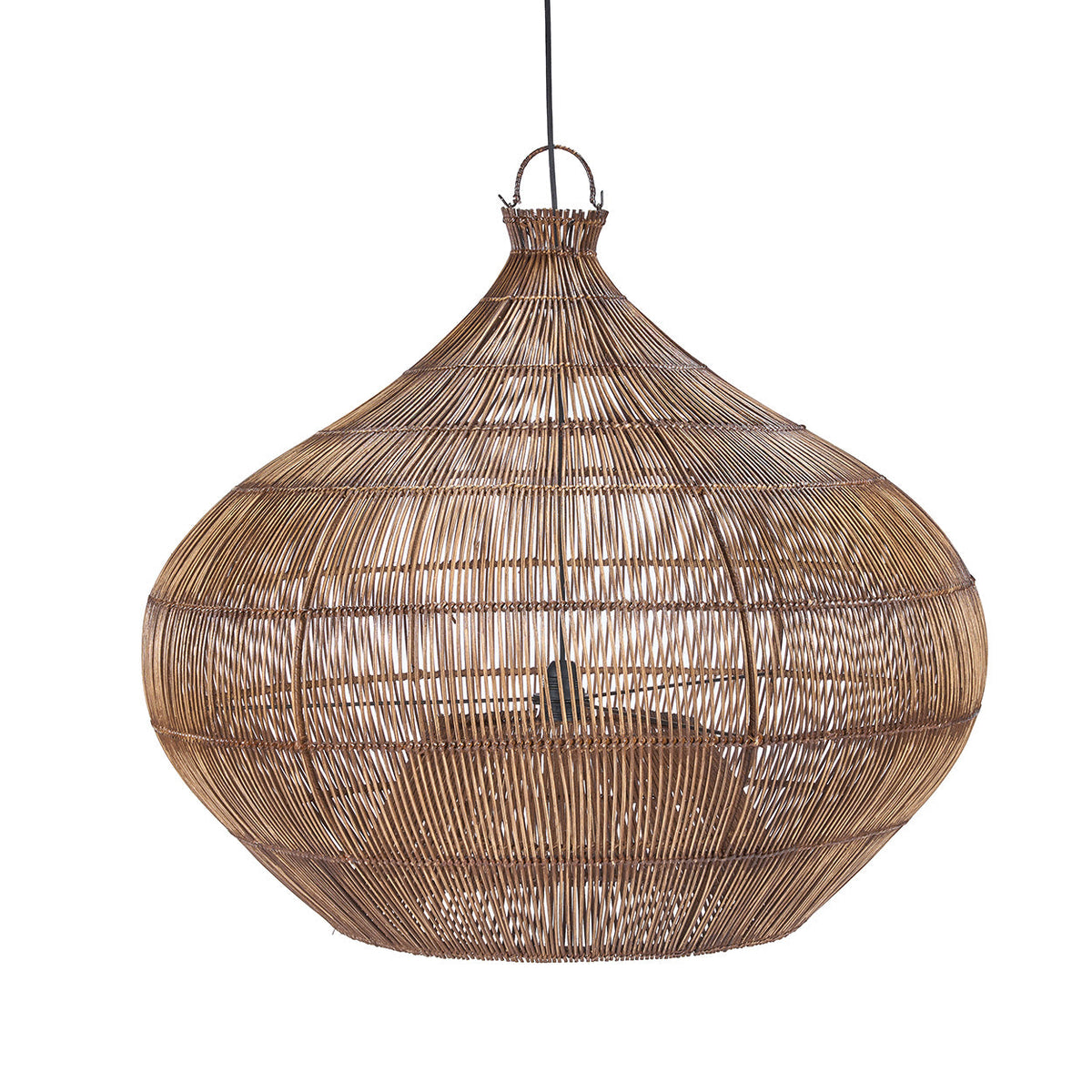 The Desert Gourd Pendant Light Dark Walnut Large Bazar Bizar
