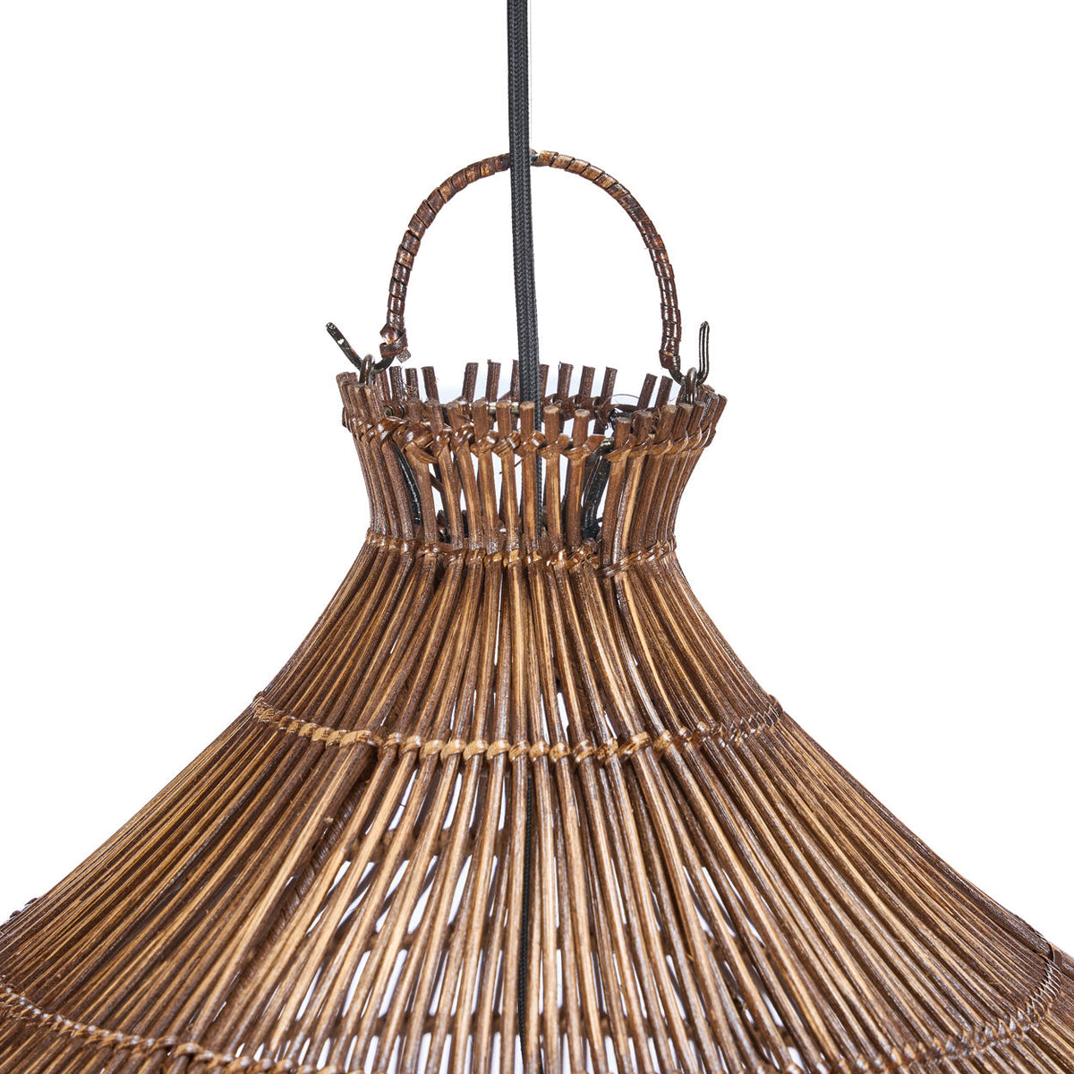 The Desert Gourd Pendant Light Dark Walnut Large Bazar Bizar