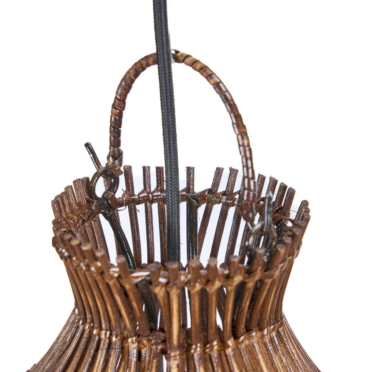 The Desert Gourd Pendant Light Dark Walnut Large Bazar Bizar