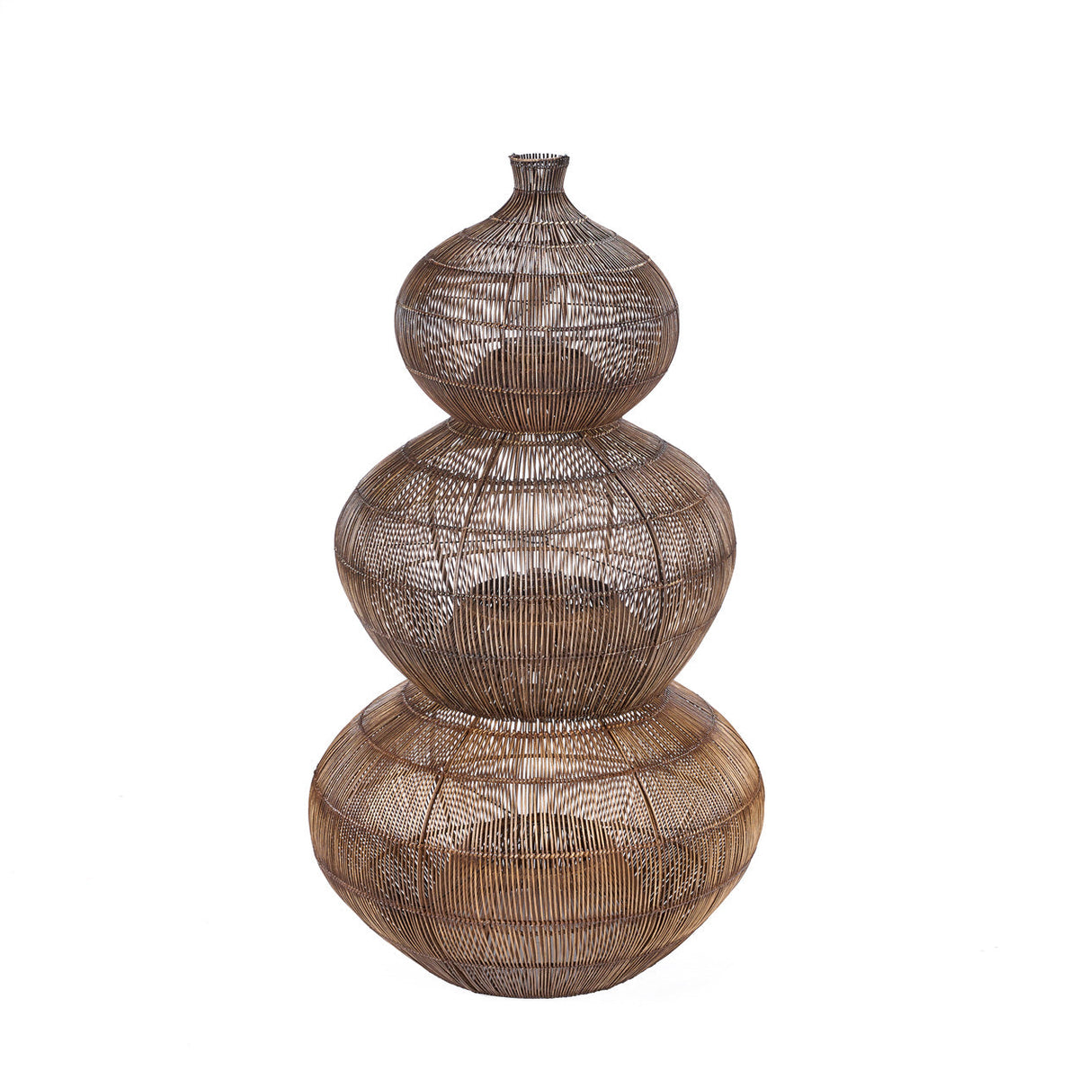 The Desert Gourd Pendant Light Dark Walnut Large Bazar Bizar