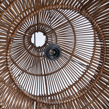 The Desert Gourd Pendant Light Dark Walnut Medium Bazar Bizarre