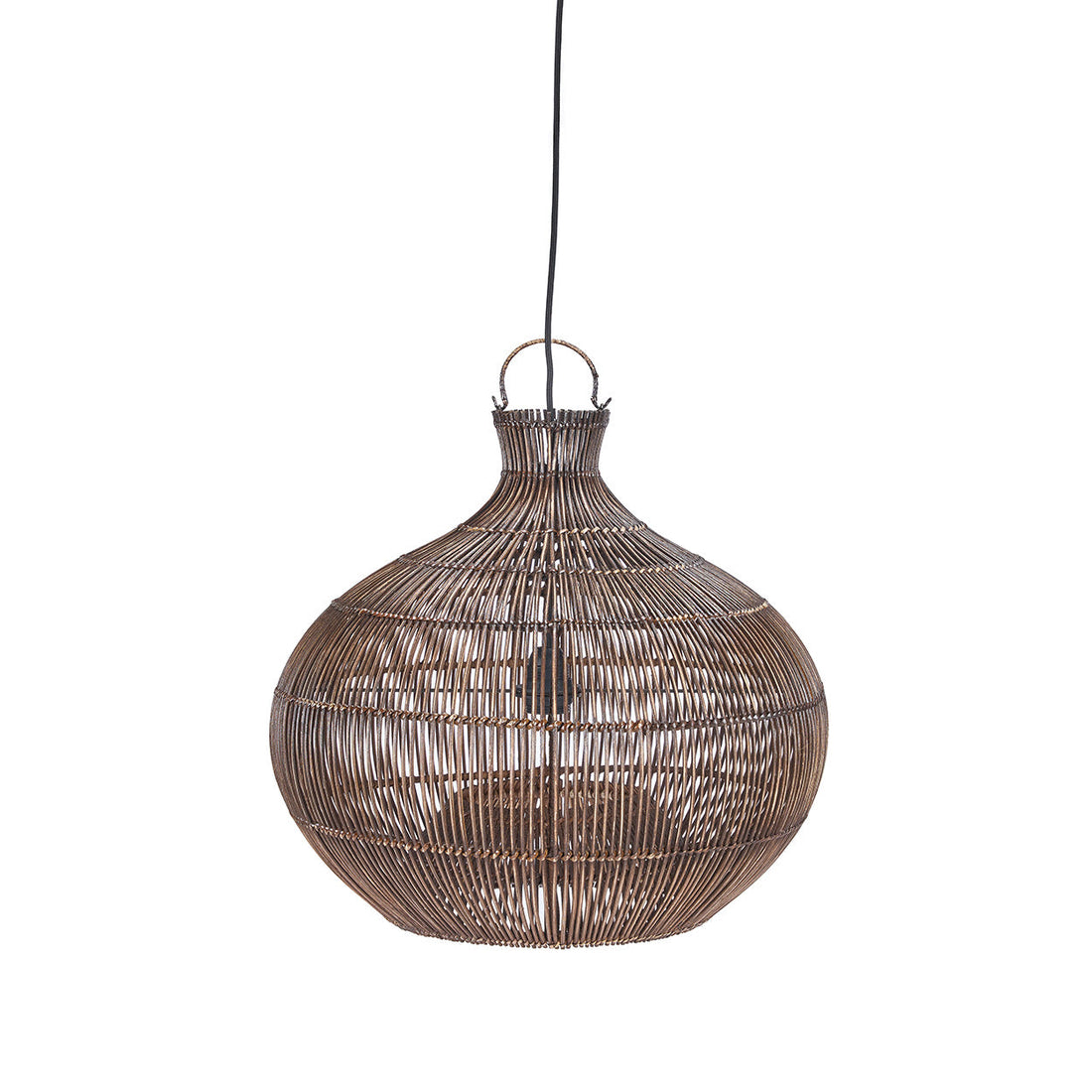 The Desert Gourd Pendant Light Dark Walnut Small Bazar Bizarre
