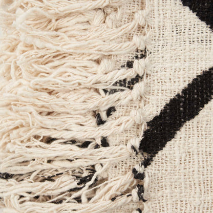 The Evil Eye Bedspread - Natural Black Bazar Bizarre