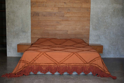 The Berber Bedspread Terracotta Bazaar Bizarre