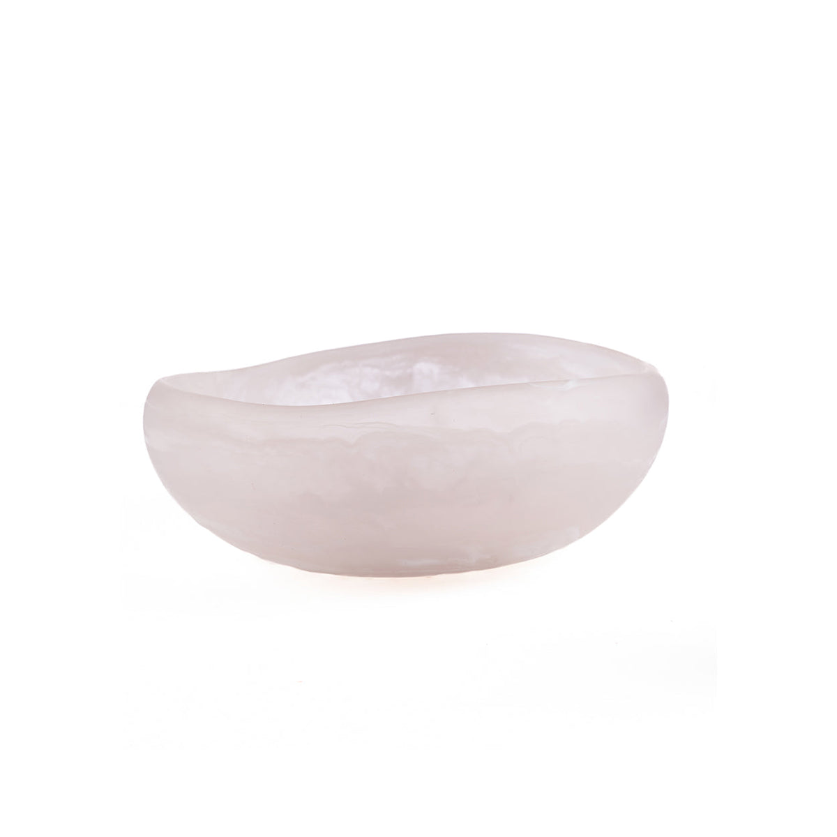 The Resin Organic Bowl Pink White Small Bazar Bizarre