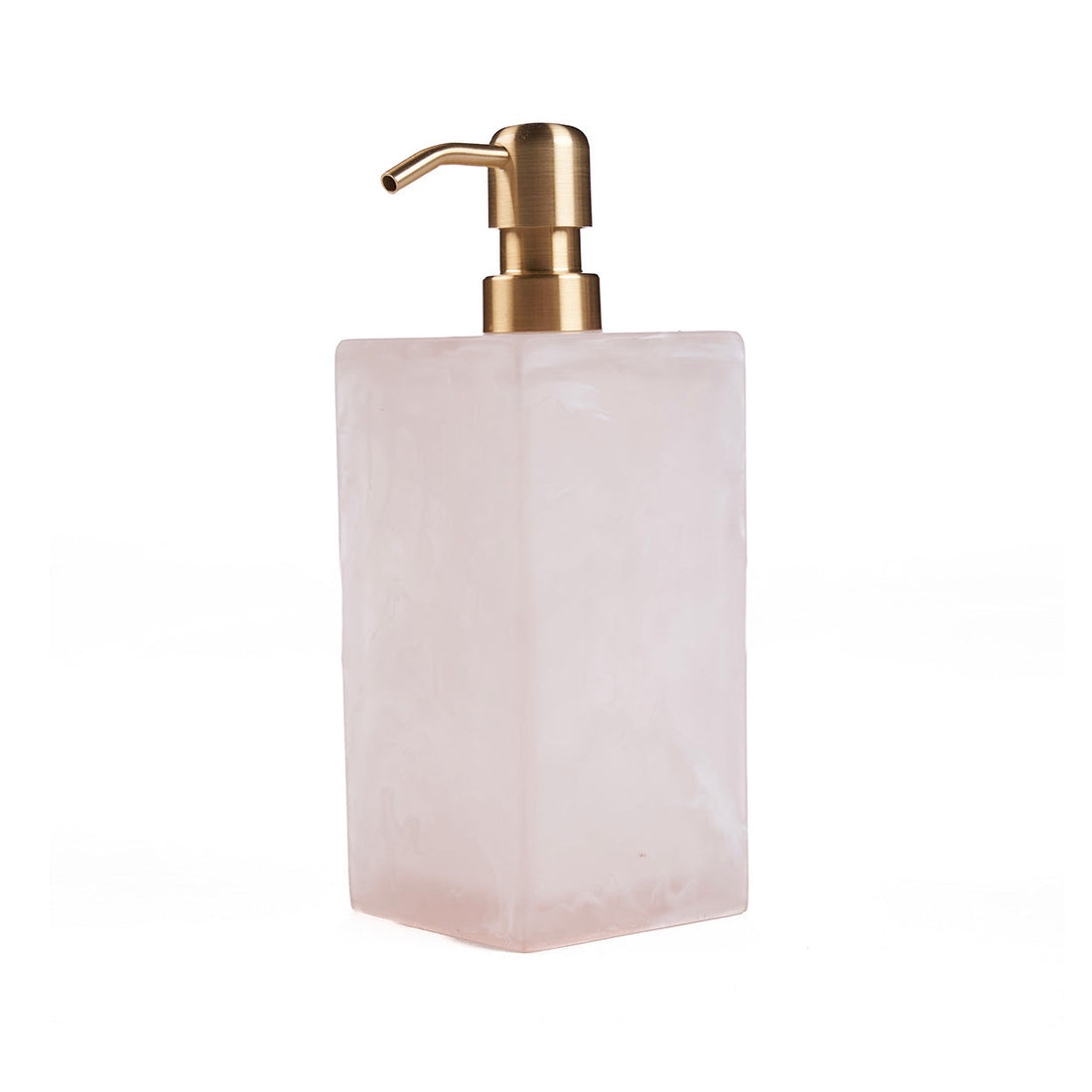 The Resin Soap Dispenser- Pink White Bazar Bizarre
