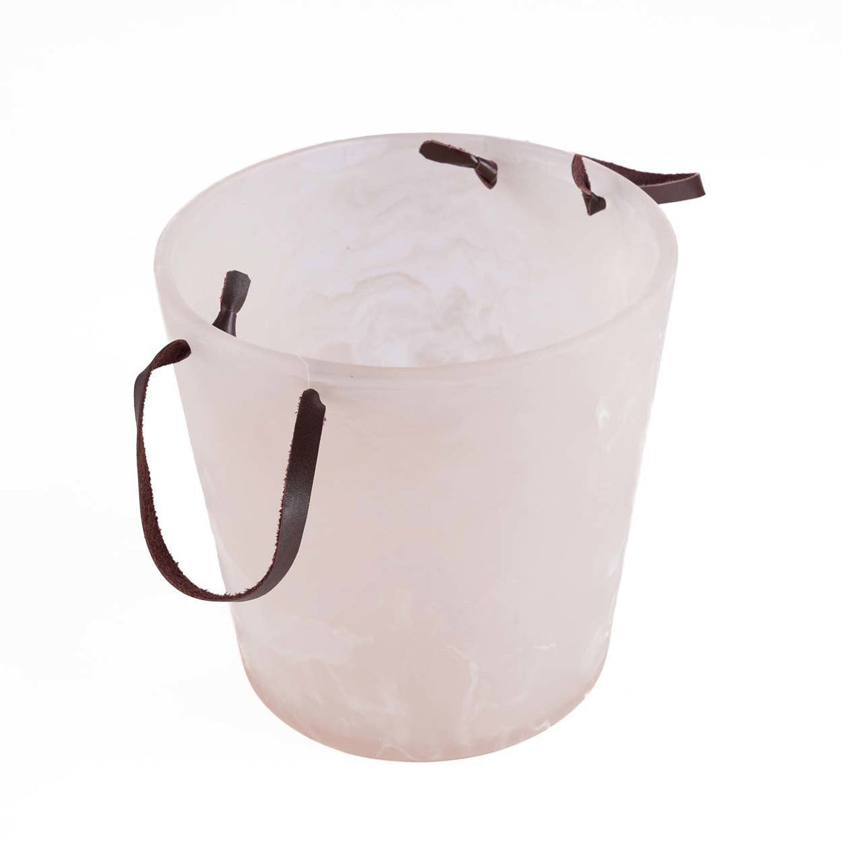 The Resin Ice Bucket - Pink White Bazar Bizar
