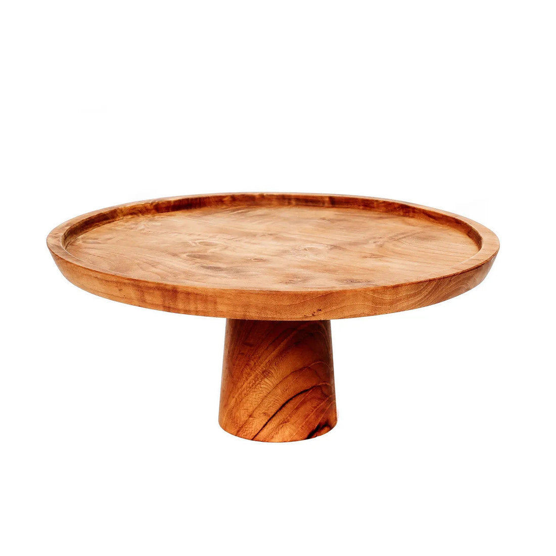 The Teak Root Cake Platter - L