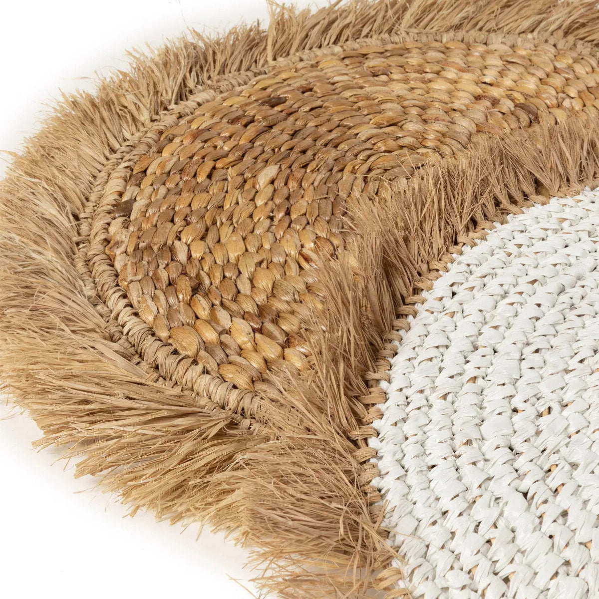 The Water Hyacinth Raffia Placemat - Natural Bazar Bizarre