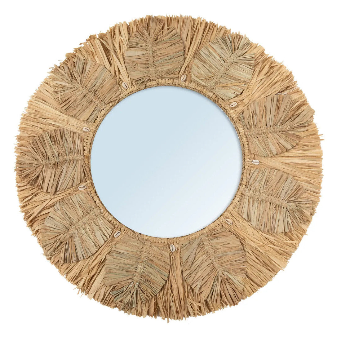 The Palm Tree Mirror - Natural - M 60x60cm Bazar Bizar