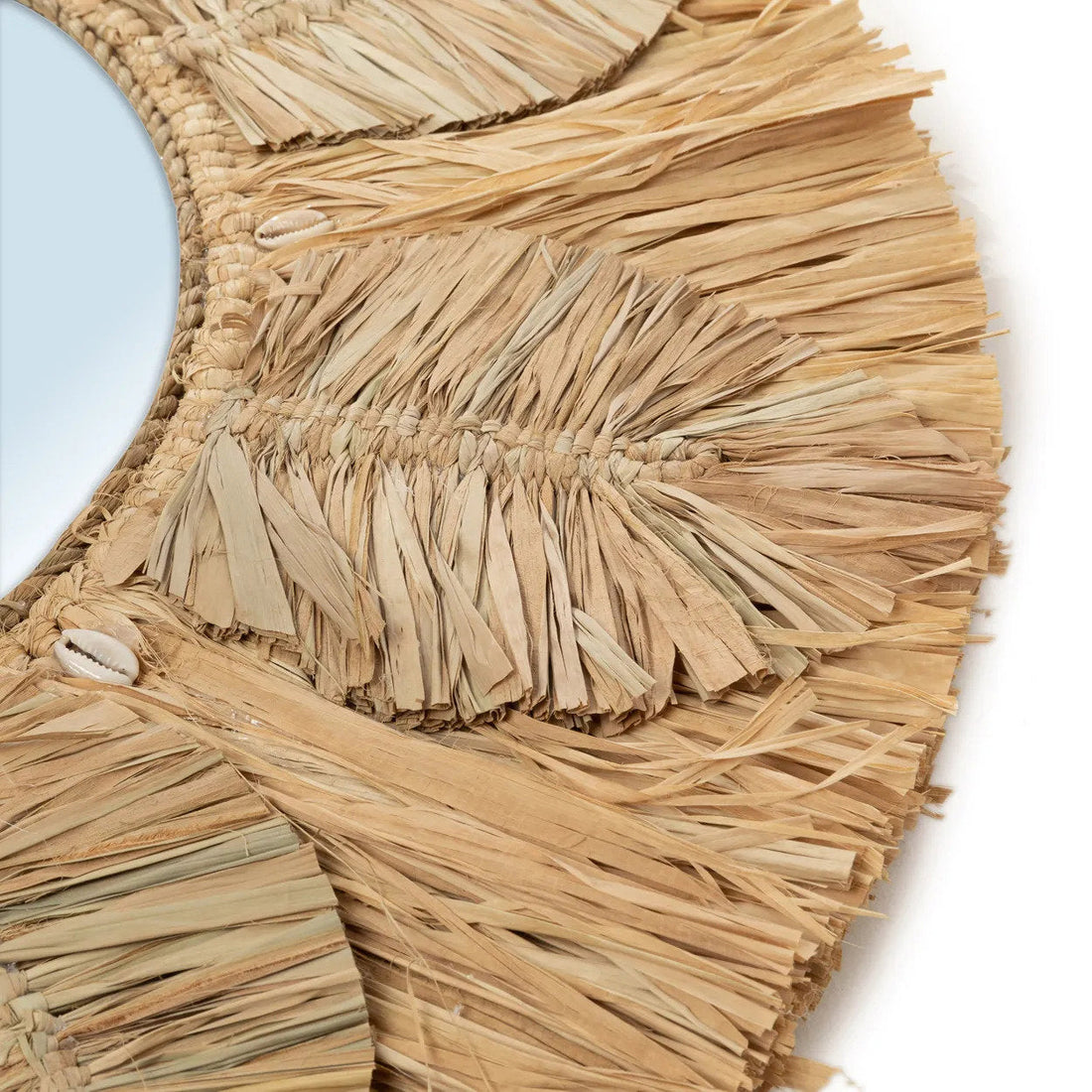 The Palm Tree Mirror - Natural - M 60x60cm Bazar Bizar