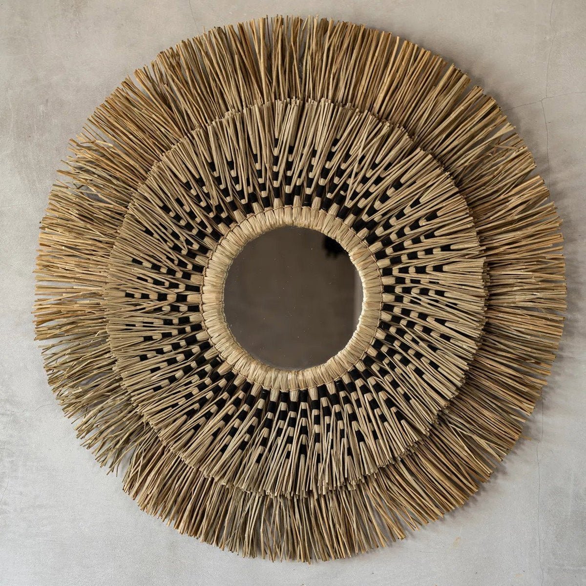 The Havana Mirror - Natural Black - L Bazar Bizar