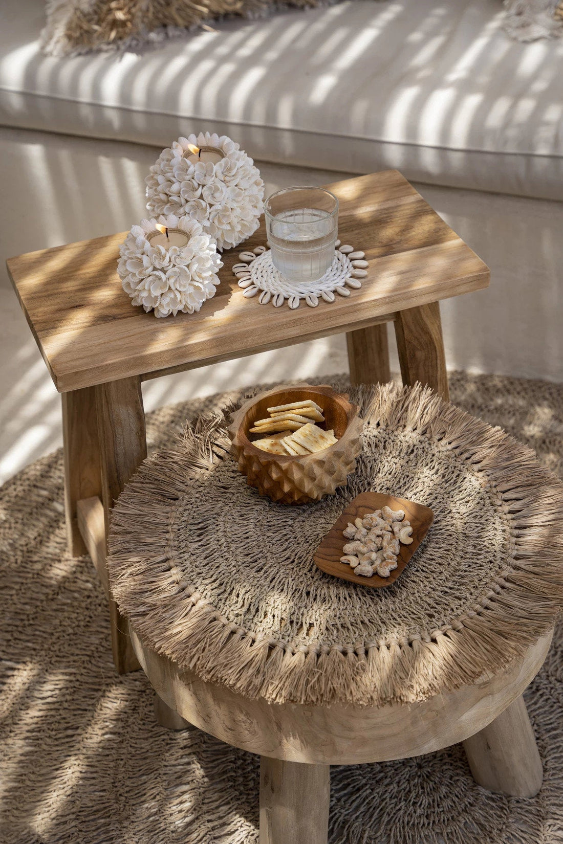The Crochet Raffia Placemat - Natuurlijk Bazar Bizar