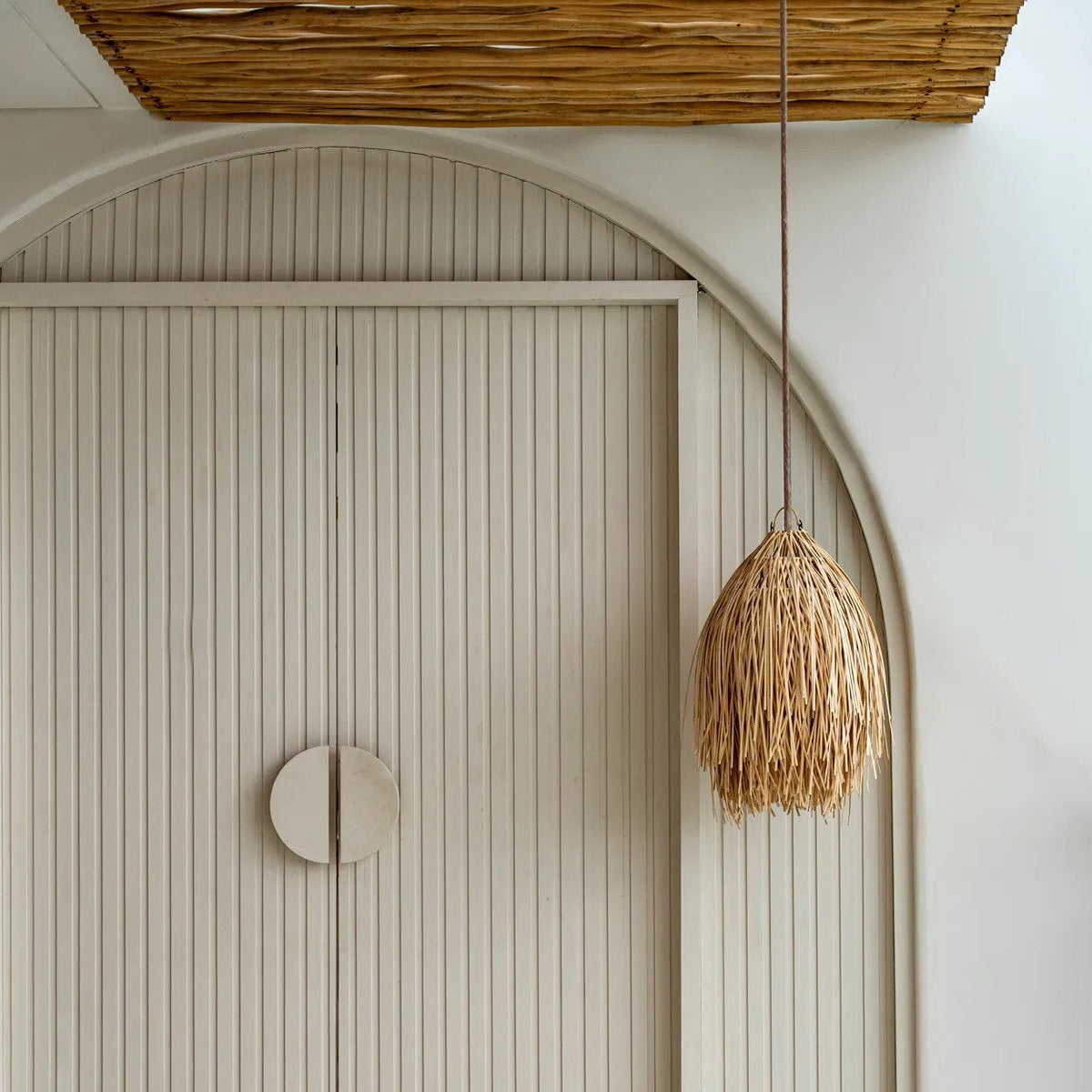 The Shaggy Pendant Lamp Natural M Bazar Bizar