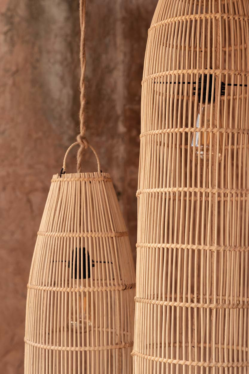 The Fish Trap Pendant Light Natural Medium Bazar Bizarre