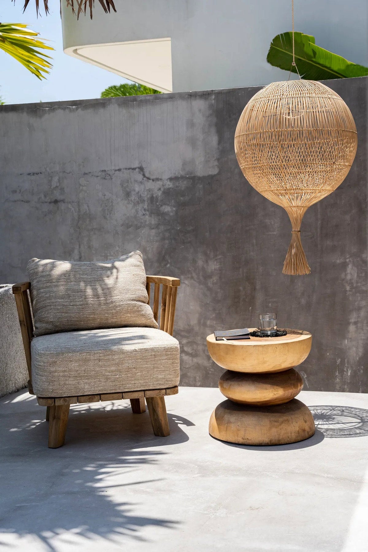 The Wonton Floor Lamp - Natural