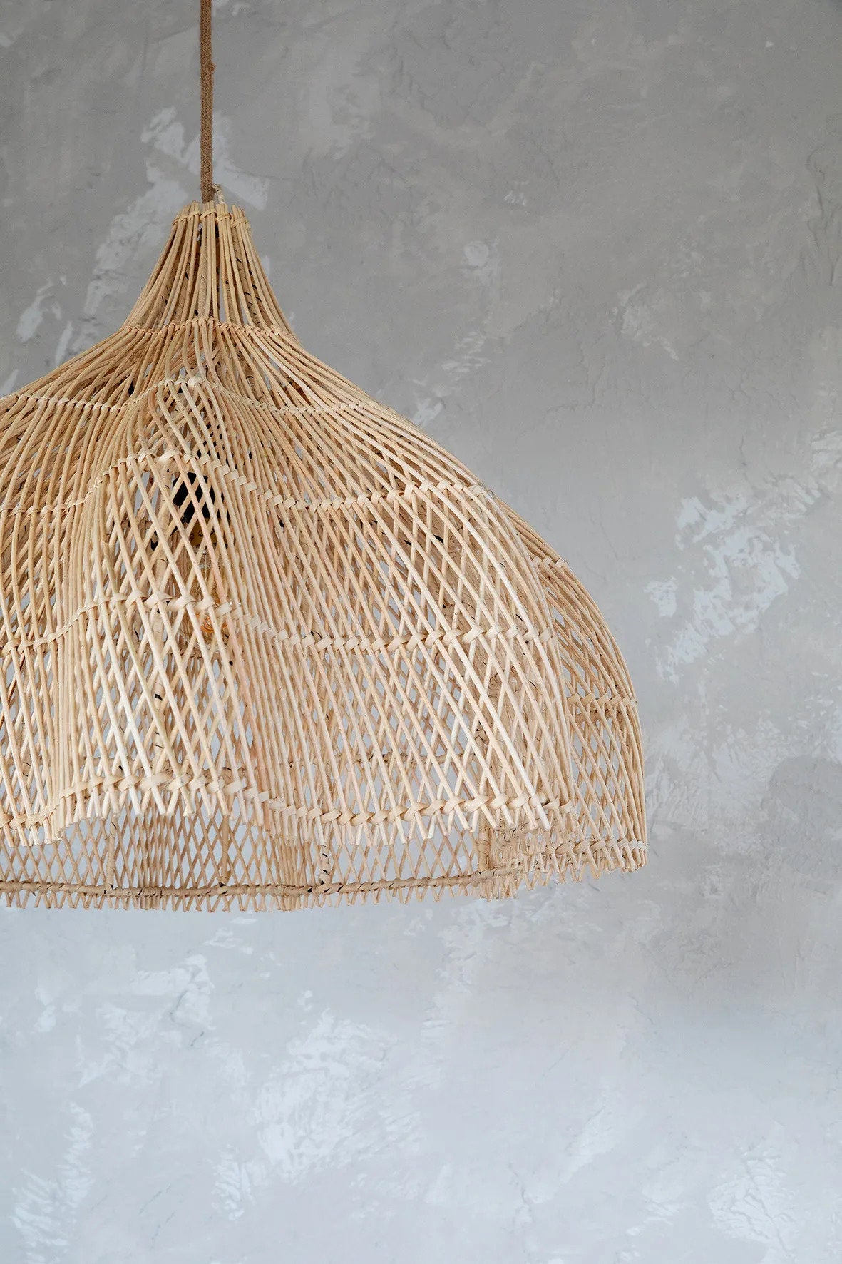 The Whipped Pendant Light - Natural - M Bazar Bizar